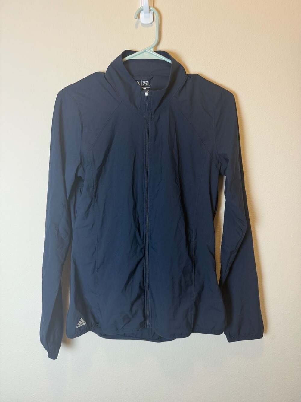 Adidas Climaproof Jacket Size S Navy Blue